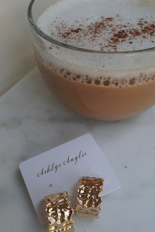 Latte Earrings (Gold)