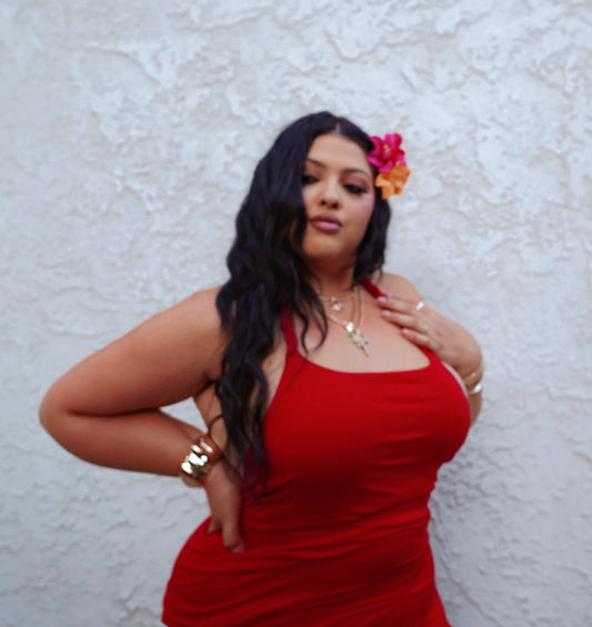 ROSA ROJA DRESS (RED)