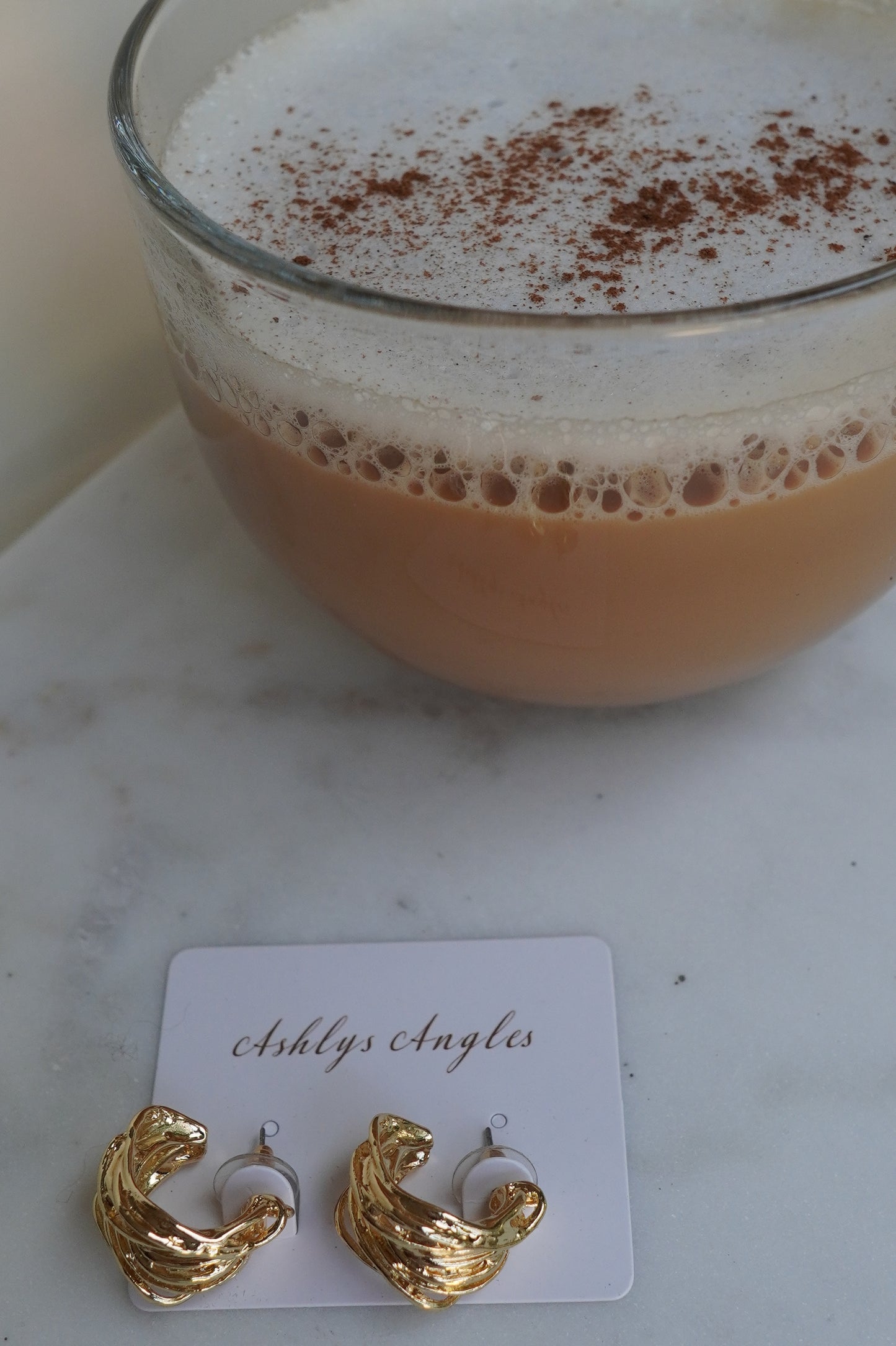 Dirty Chai Earrings (Gold)