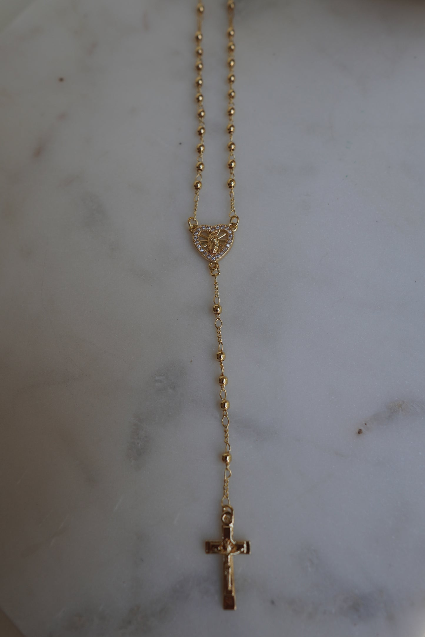 Cocoa Abuelita Latte Necklace (Gold)