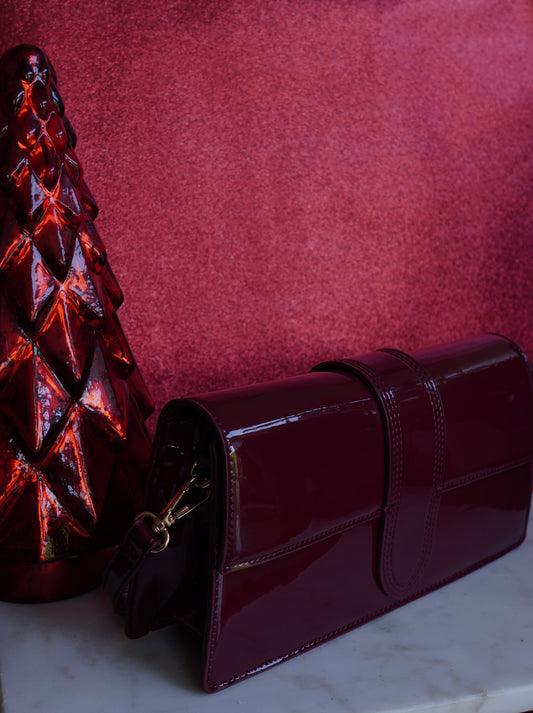 POMEGRANATE PURSE (BURGUNDY)