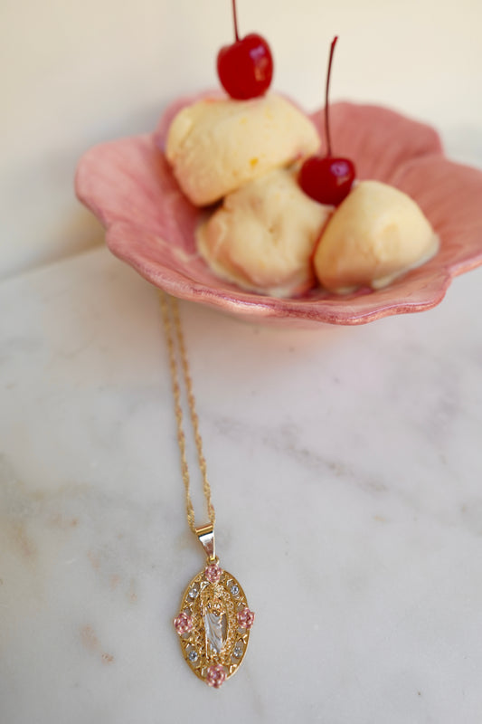 PINEAPPLE GELATO NECKLACE (GOLD)
