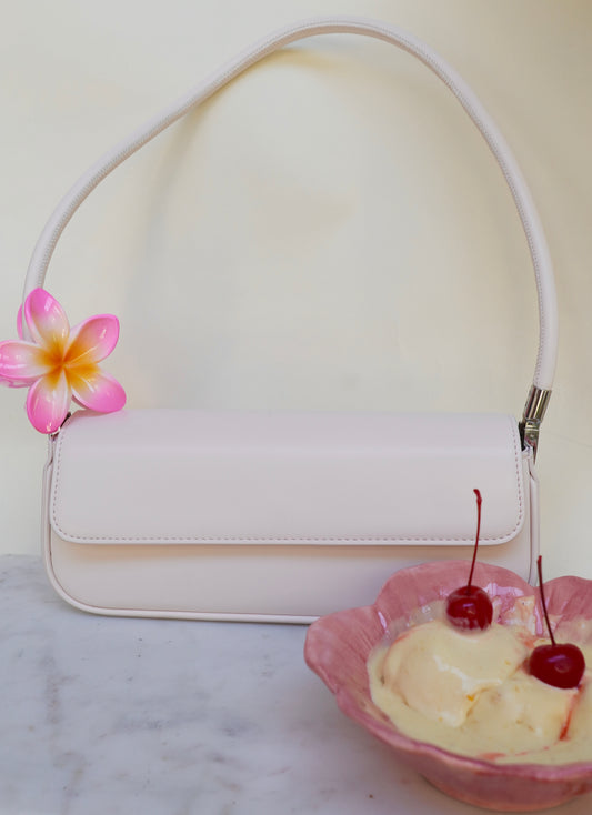 RASPBERRY GELATO PURSE (PINK BIEGE)