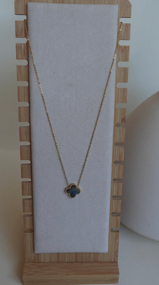 Linda Necklace (Grey Iridescent)