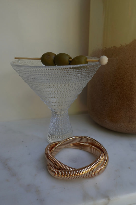 CHARTREUSE MARTINI BANGLE (GOLD)