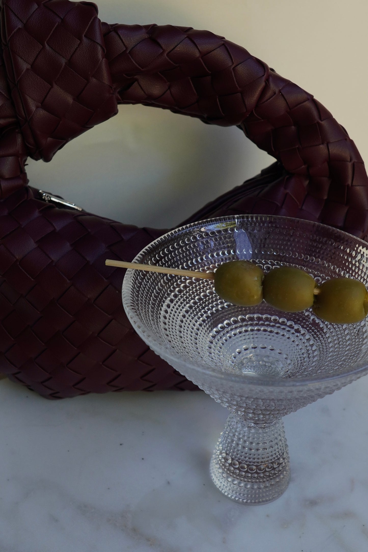 MERLOT WINE PURSE (BURGUNDY)