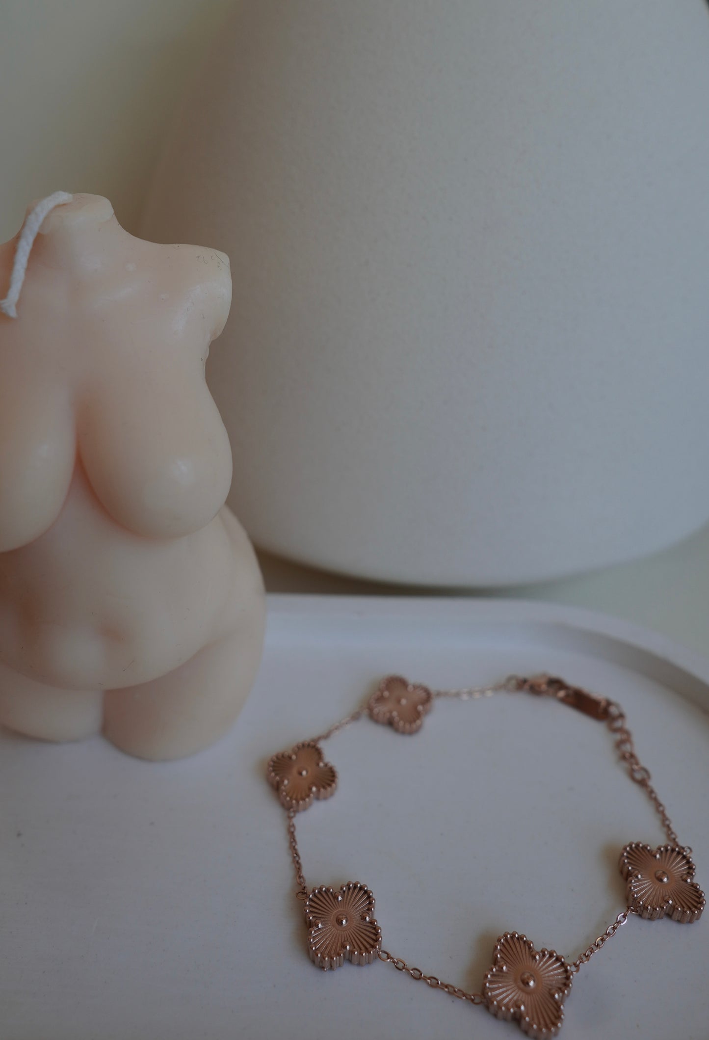 MATERIAL GIRL BRACELET (ROSE GOLD)