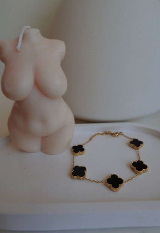 MATERIAL GIRL BRACELET (BLACK)