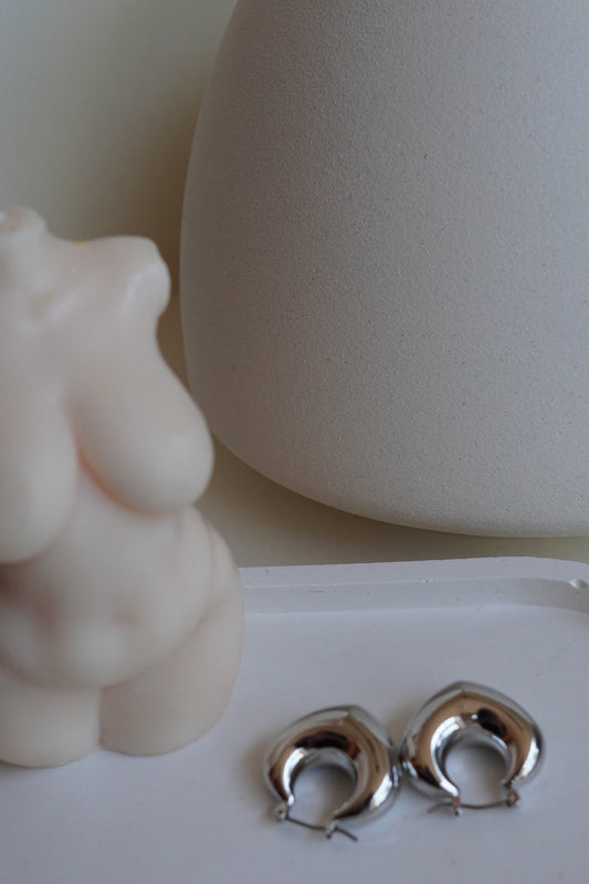 Last touch Earrings (SILVER)