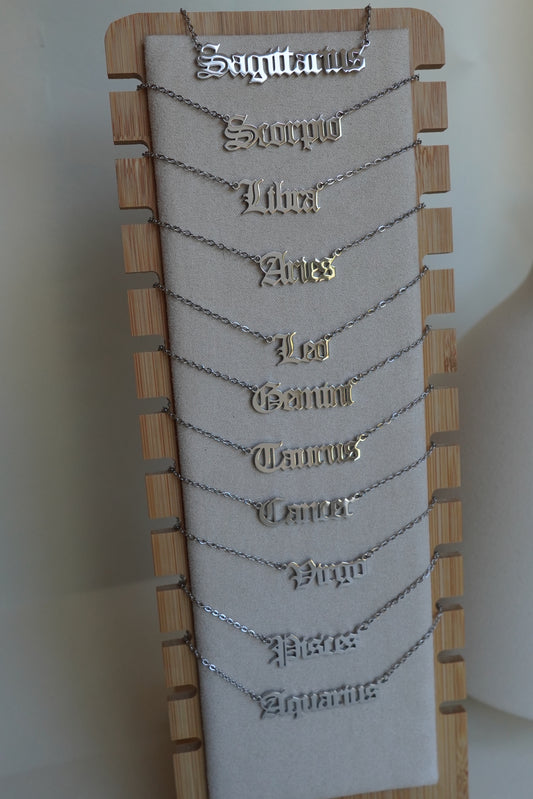 Zodiac Babe Necklace (SILVER)