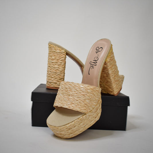KARIMAH HEELS (NATURAL)