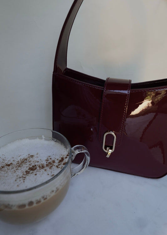 Café Cubano Purse (Burgundy)