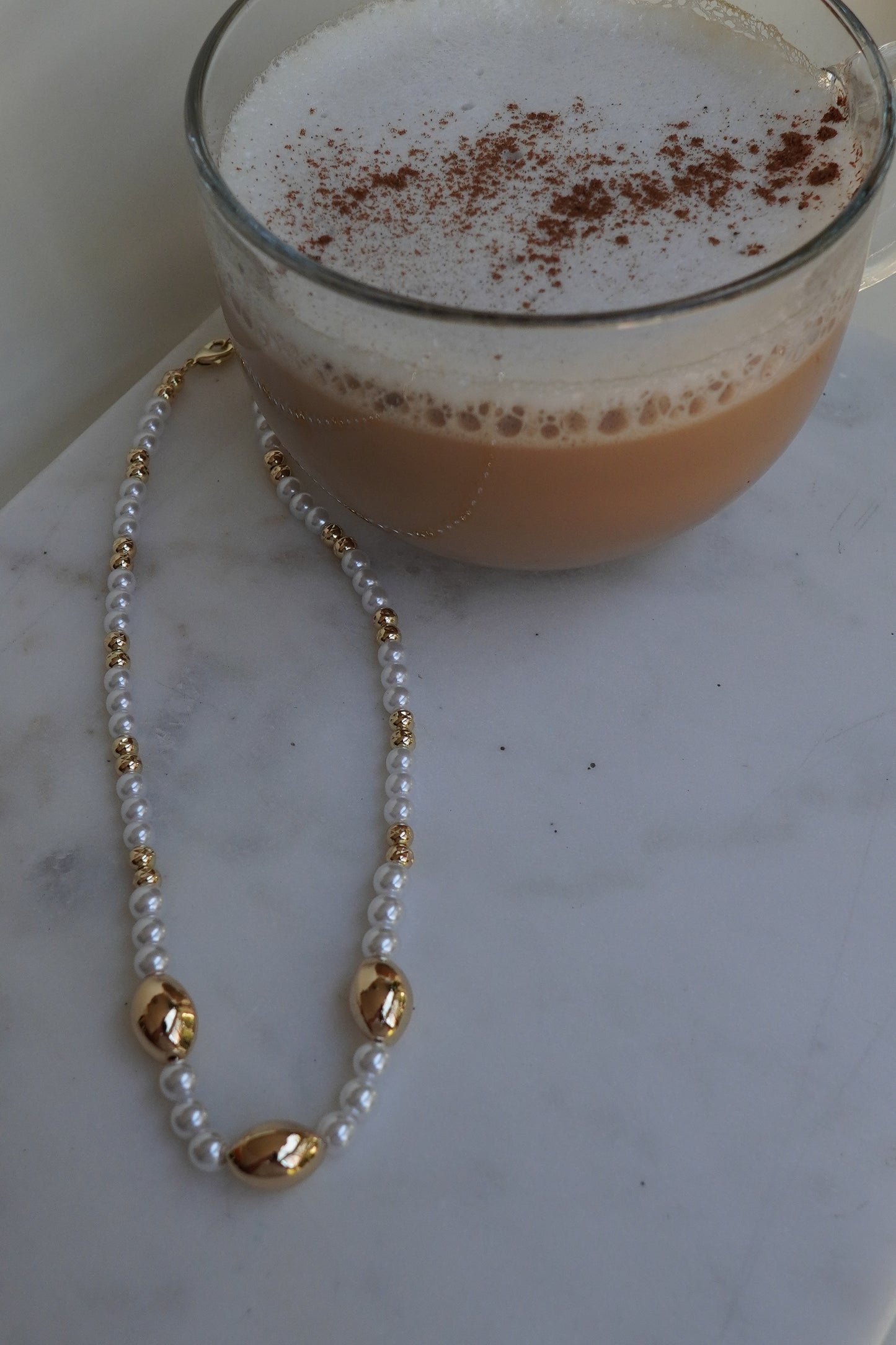 Pumpkin Spice Latte Necklace (Gold)