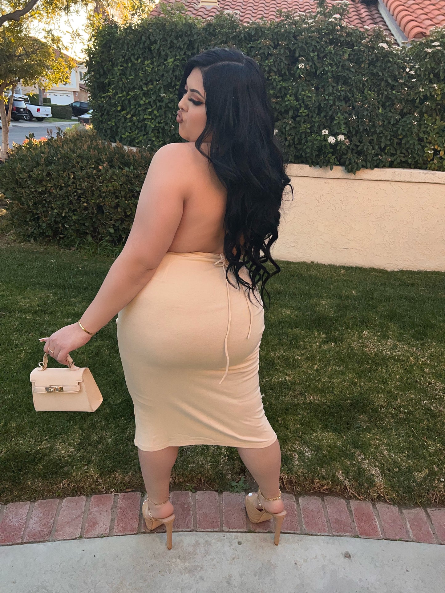 BE MY MUSE DRESS (NUDE)